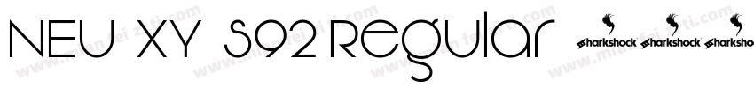 NEU-XY-S92 Regular字体转换